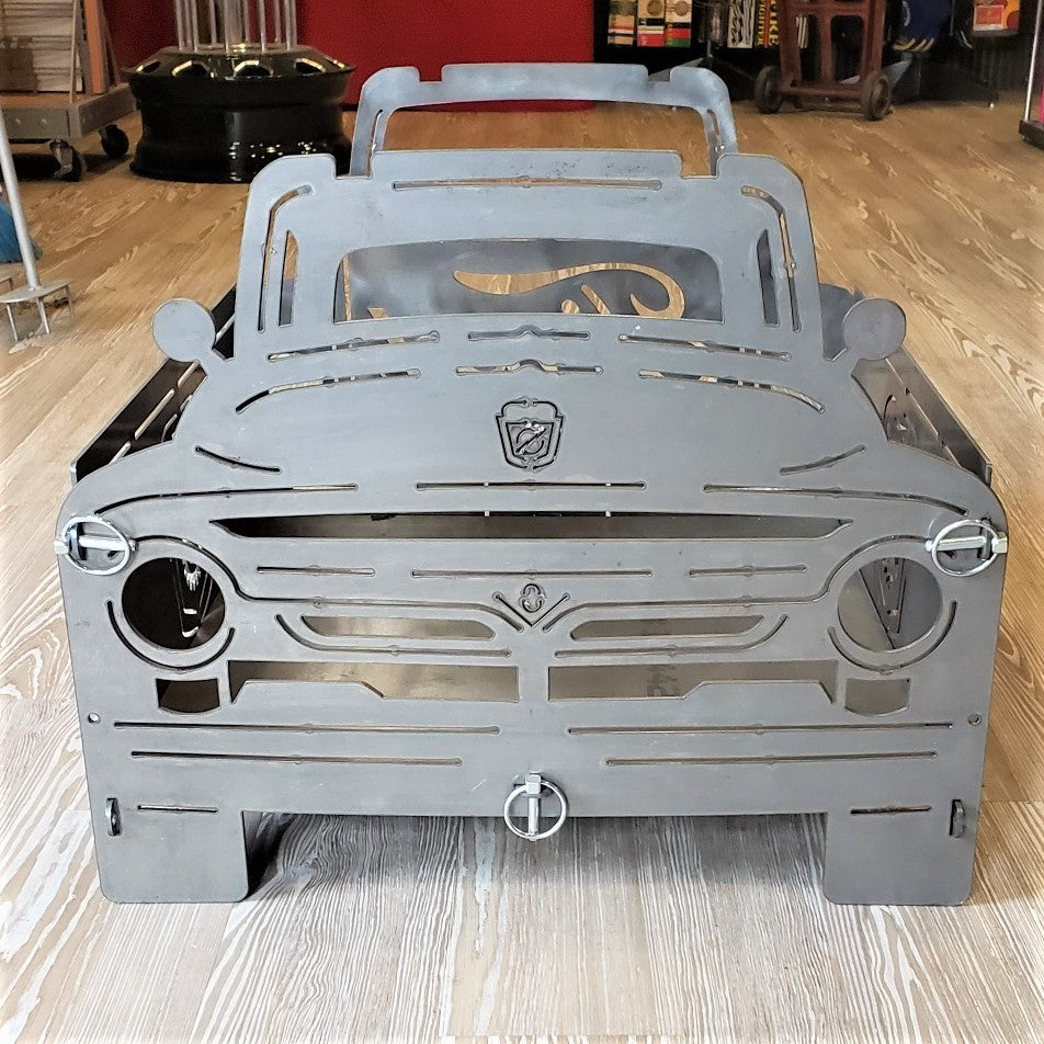image of 1956 F100 Portable Collapsible Fire Pit Grill