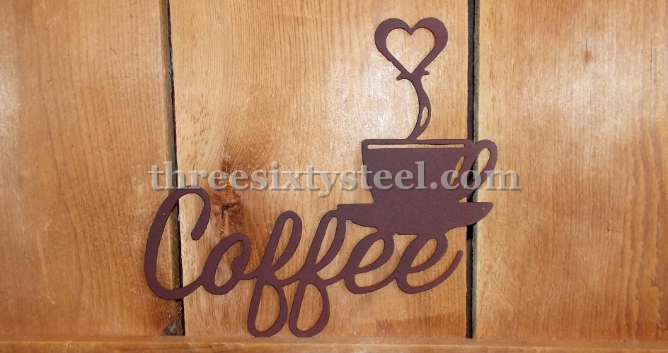 Coffee / Cup Steel Sign