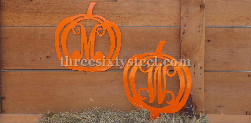 Pumpkin Monogram