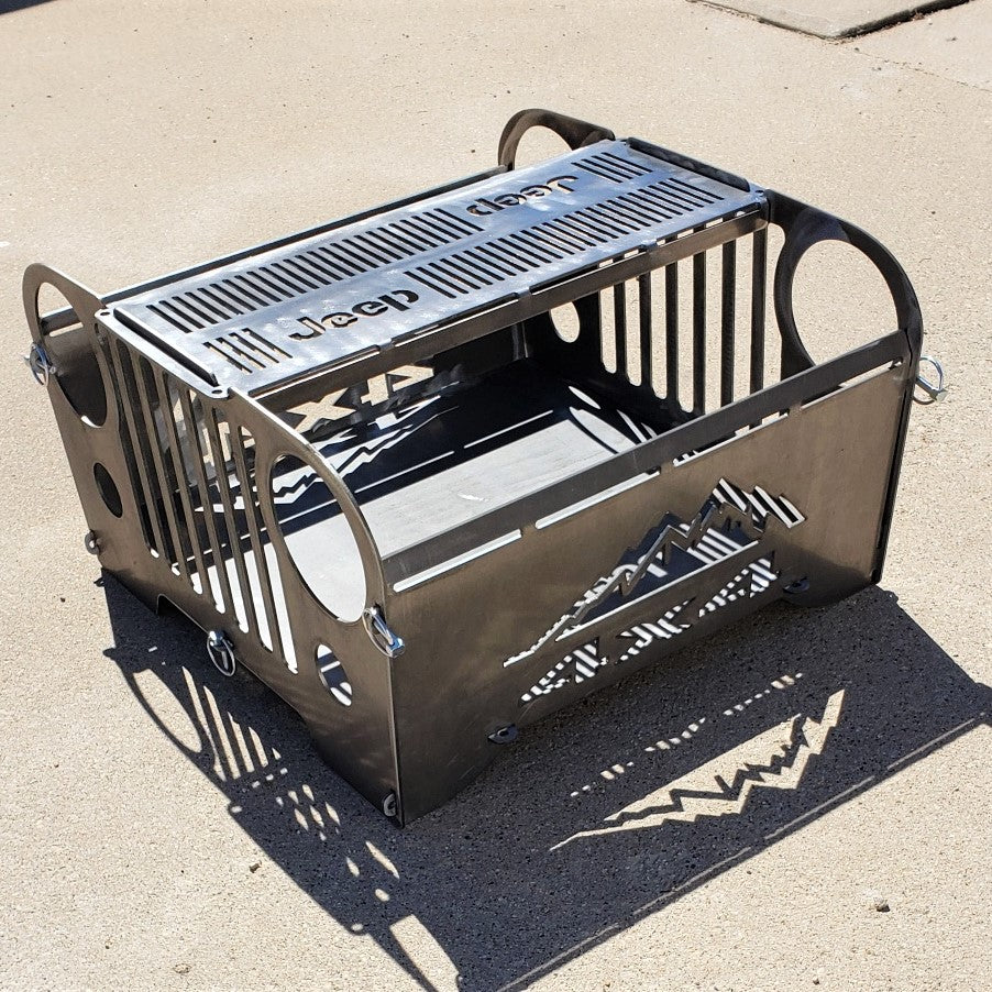 Original Style Grill Offroad 4x4 Portable Collapsible Fire Pit Grill