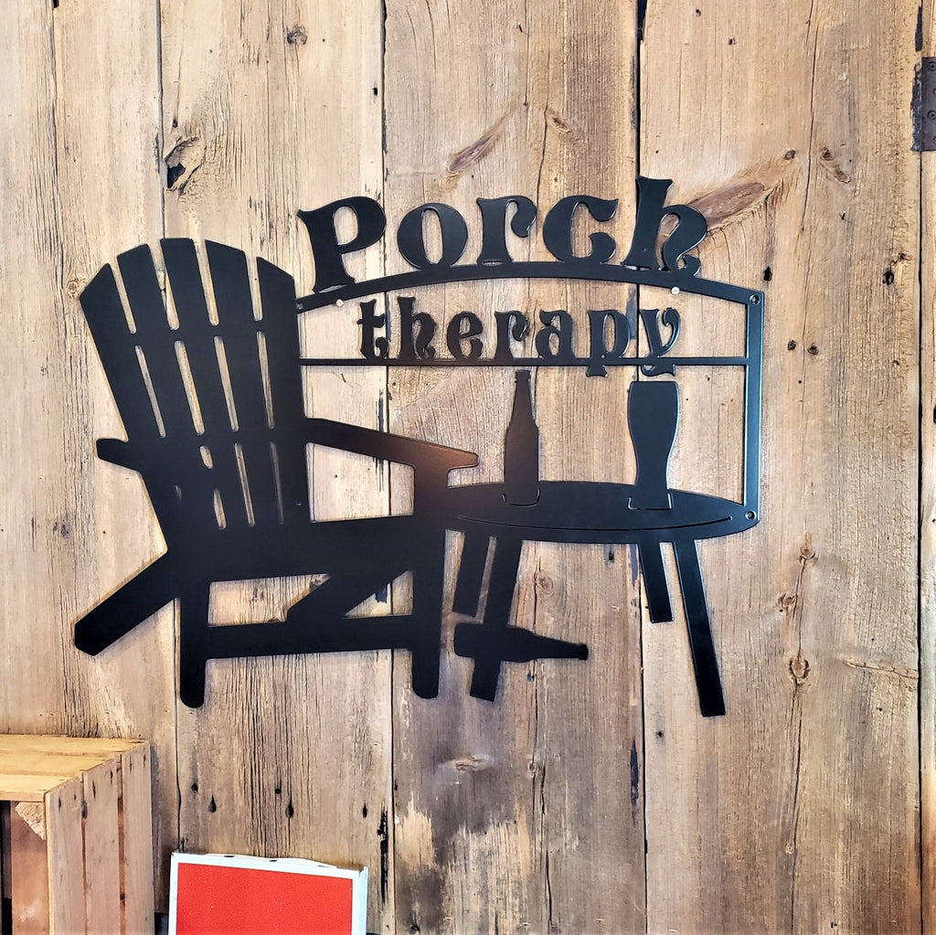 Porch Therapy Deck Tiki Bar Sign