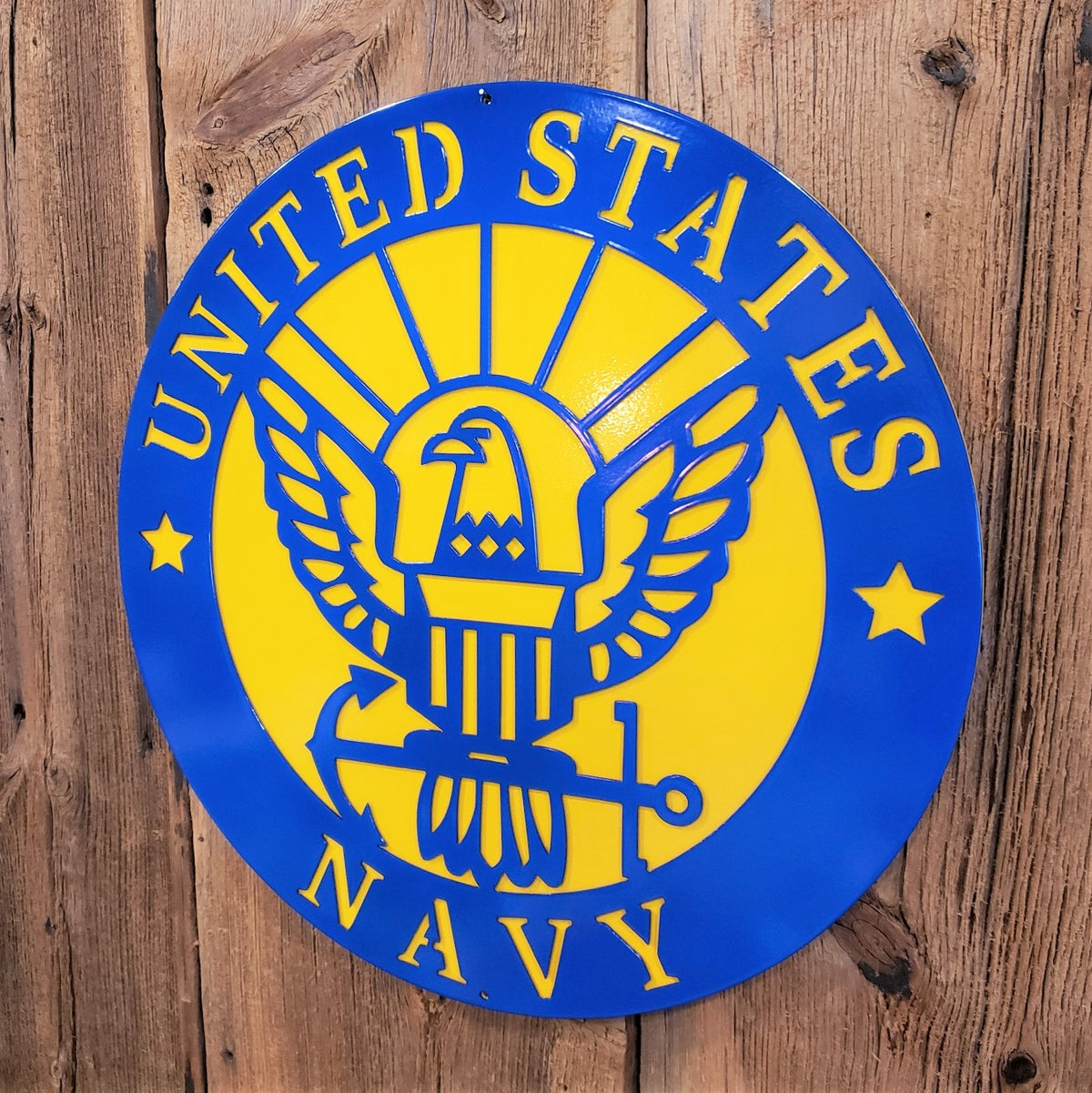 U.S. Navy Emblem Steel Sign