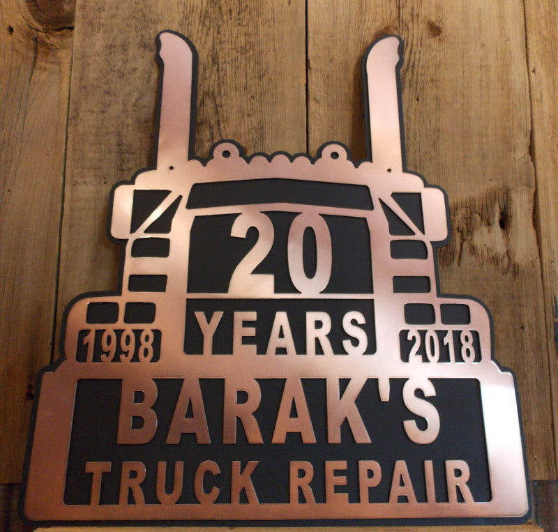 Custom Personalized Steel Signs and Other Projects