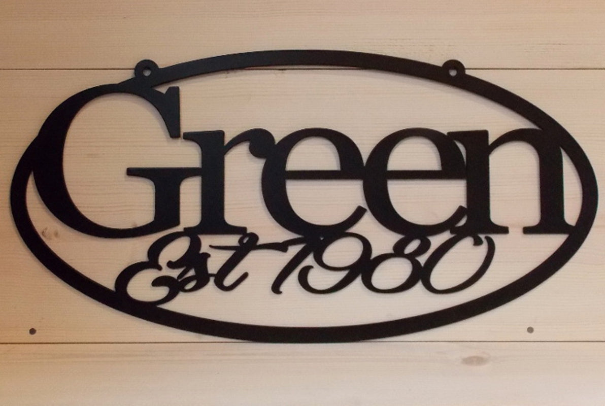 Custom Personalized Steel Signs and Other Projects