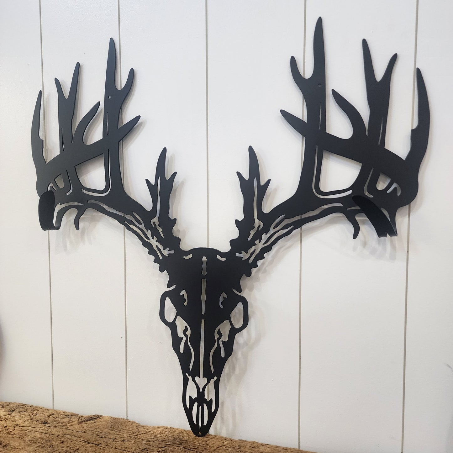 Deer Skull Bow Hanger Racks with Custom Name Option