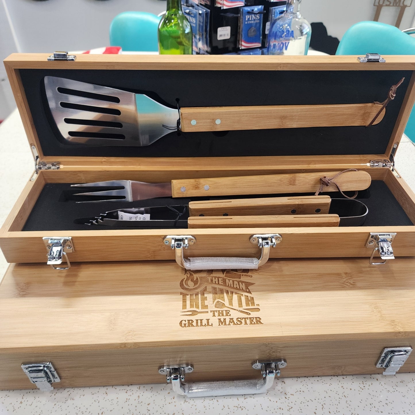 custom grilling tool set