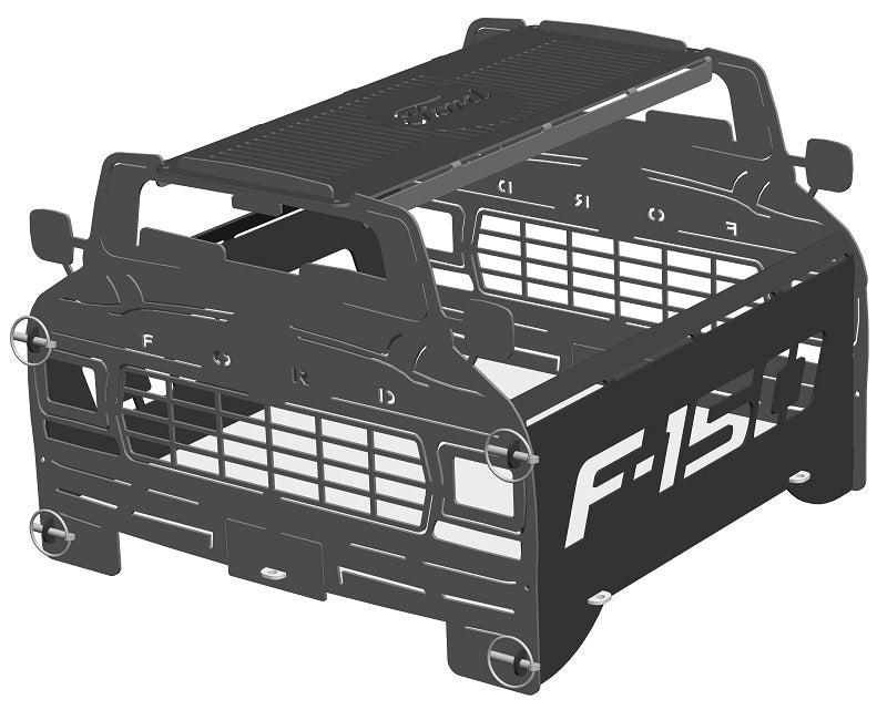 image of 1979 F150 Style Fire Pit Portable Collapsible FirePit Grill