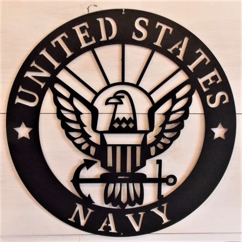 U.S. Navy Emblem Steel Sign