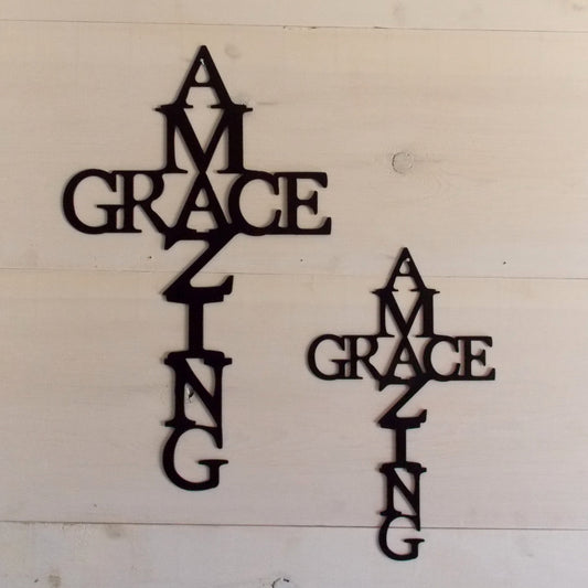 Amazing Grace Cross Wall Art