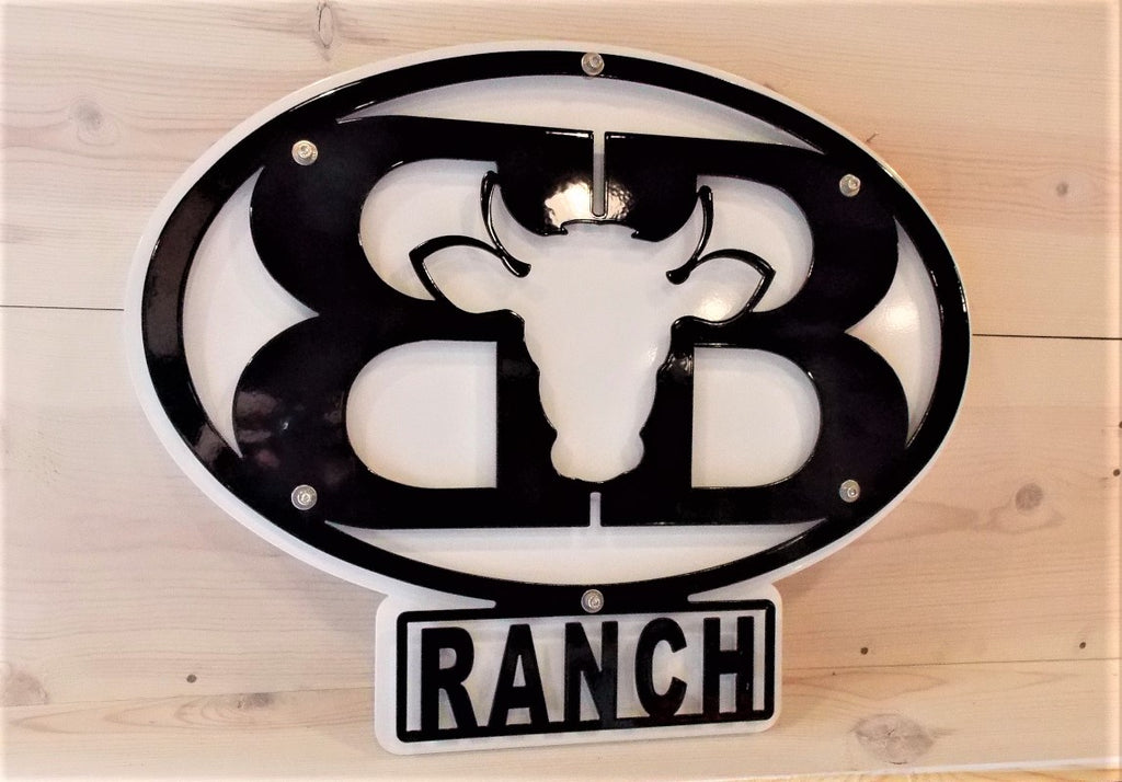 Custom BB Ranch Entrance Sign