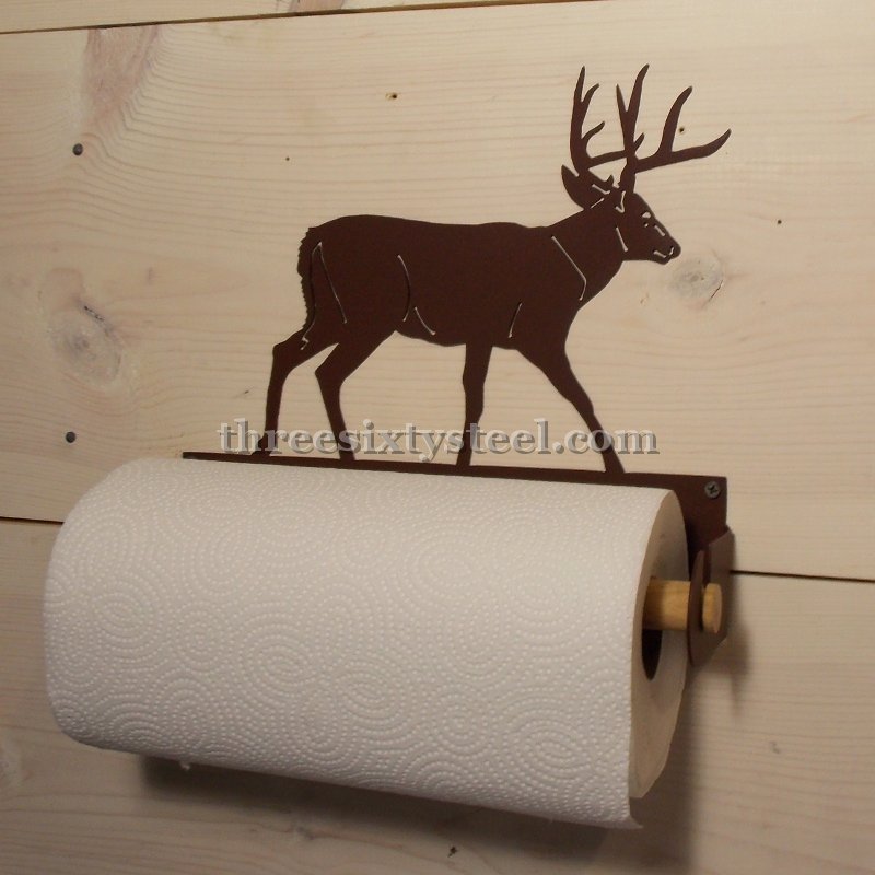 Deer Steel Paper Towel Holder 