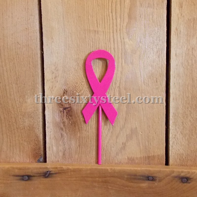 Steel - Pink Awareness Ribbons