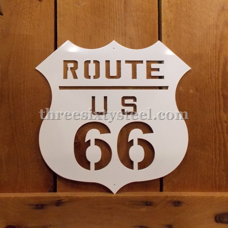 Route 66 Steel Sign