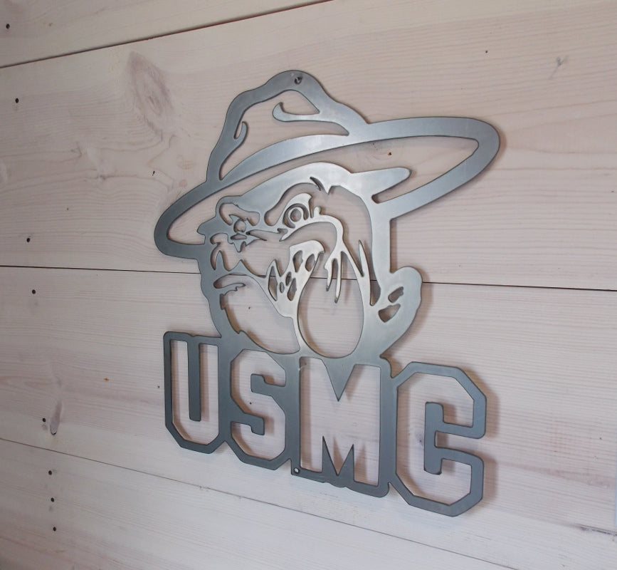 U.S.M.C. Devil Dog Steel Decor