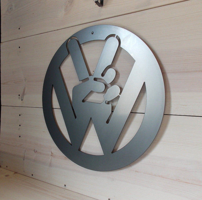 VW Peace Sign Wall Art