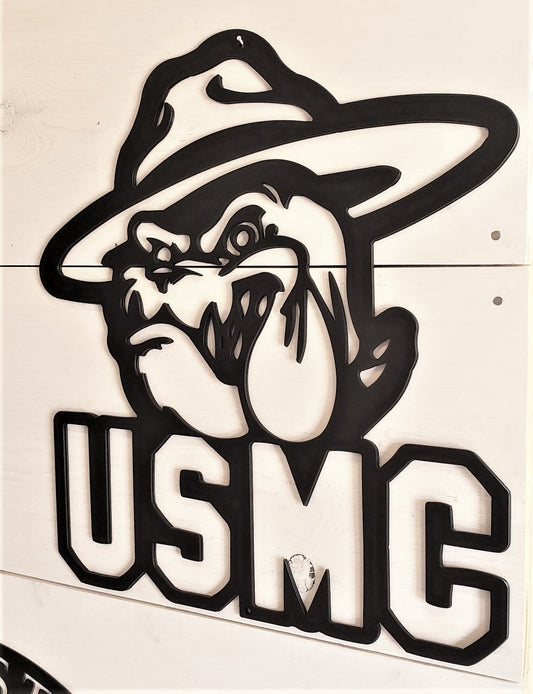 U.S.M.C. Devil Dog Steel Decor