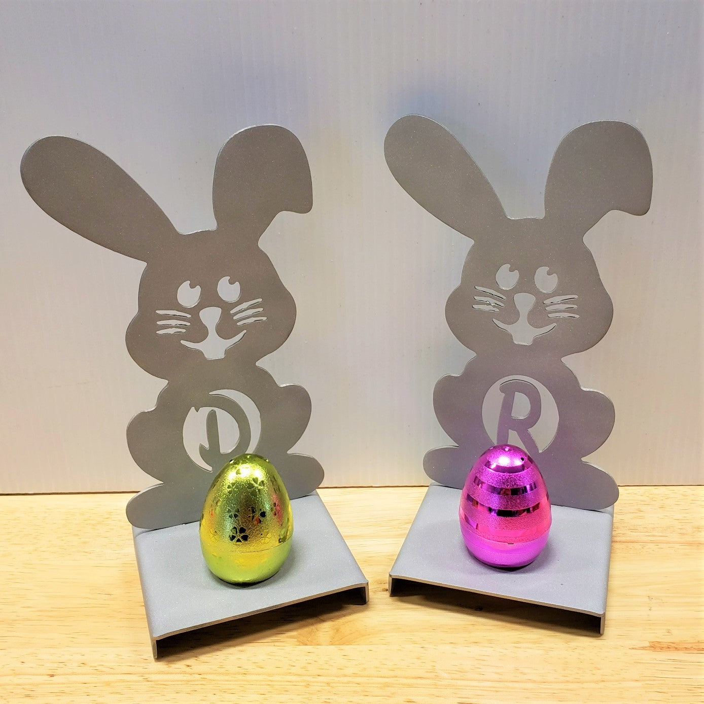 image of Easter Bunny Monogram Easter Egg Holder