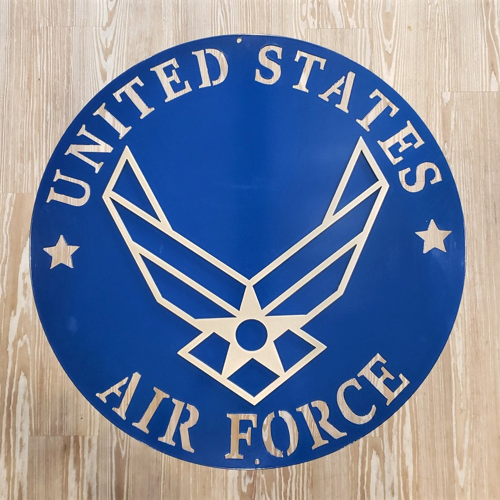 image of U.S. Air Force Wings Emblem 2 Color 20" Steel Sign