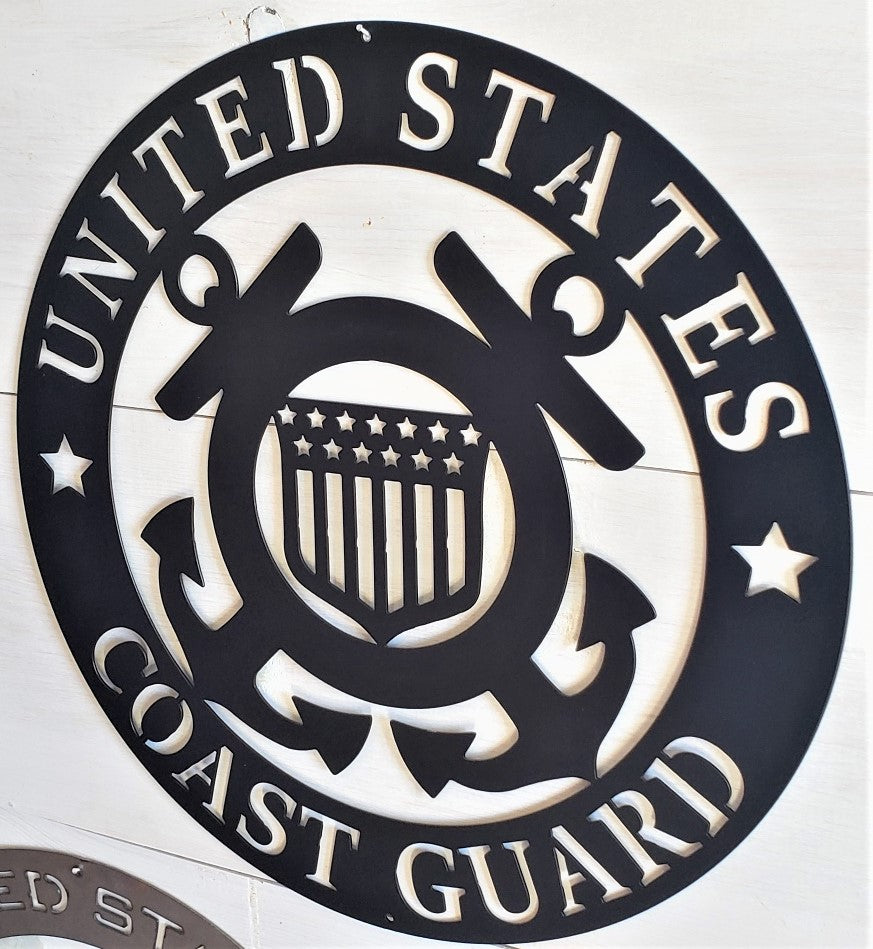 U.S. Coast Guard Emblem 20" Steel Sign
